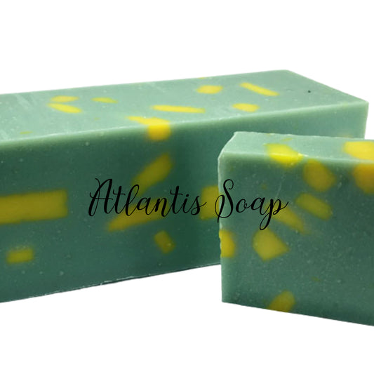 4.5 oz bar soap Smells like tropical coconut top notes with passion fruit, black raspberry, and banana undertones.