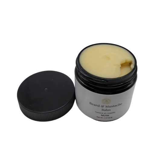 Beard and mustache balm. 2 ozStyle facial hairs with just enough hold to tame and shape, along with an elegant, masculine scent